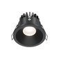 Lamp Maytoni Technical Downlight Zoom DL034-01-06W3K-B Must hind ja info | Süvistatavad LED valgustid | hansapost.ee