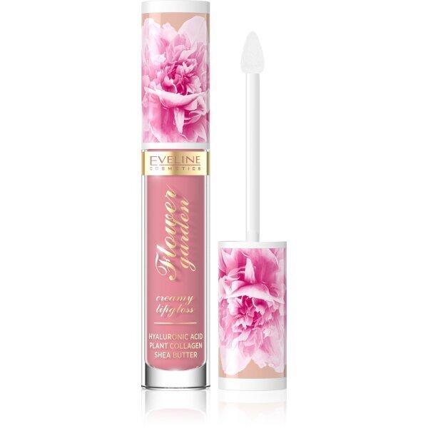 Huuleläige Eveline Cosmetics Flower Garden Creamy 4,5 ml, õrn roos 01 hind ja info | Huulekosmeetika | hansapost.ee