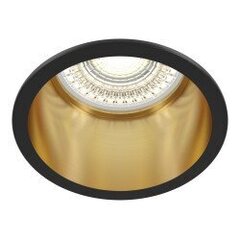 Tehniline valgusti Maytoni Reif DL049-01GB, must ja kuldne hind ja info | Laelambid | hansapost.ee