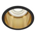 Maytoni Technical Downlight Reif DL049-01GB Черный с золотом