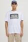 Jack & Jones T-särk meestele 12253442WHITE-M hind ja info | T-särgid meestele | hansapost.ee