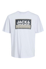 Jack & Jones мужская футболка, белый цена и информация | Мужские футболки | hansapost.ee