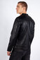 Jack & Jones nahkjakk meestele 12250492Black-S, must hind ja info | Joped meestele | hansapost.ee