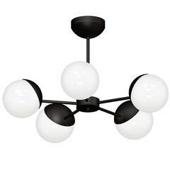 Milagro Chandelier SFERA BLACK 5xE14 цена и информация | Потолочные светильники | hansapost.ee