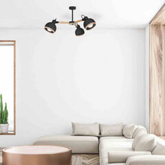 Milagro OVAL BLACK 3xE27 chandelier hind ja info | Laelambid | hansapost.ee