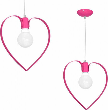 Milagro Hanging lamp AMORE DARK PINK 1xE27 цена и информация | Lastetoa valgustid | hansapost.ee