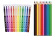 Pinal Maped ColorPeps lame värvitav+12 viltpliiatsit+12värvipliiatsit цена и информация | Kunstitarbed, voolimise tarvikud | hansapost.ee