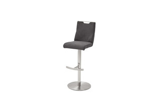 Барный-полубарный стул Giulia C-1, гобелен, темно-серый цена и информация | Стулья для кухни и столовой | hansapost.ee