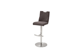 Барный-полубарный стул Giulia C-1, гобелен, коричневый цена и информация | Стулья для кухни и столовой | hansapost.ee