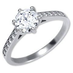 Brilio Silver Серебряное обручальное кольцо 426 001 00536 04 цена и информация | Кольца | hansapost.ee