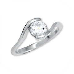 Brilio Silver Серебряное помолвочное кольцо 426 001 00422 04 цена и информация | Кольцо | hansapost.ee