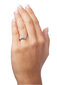 Brilio Silver Hõbedane kihlasõrmus 426 001 00531 04 цена и информация | Sõrmused | hansapost.ee