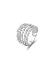 Beneto Серебряное кольцо с цирконами AGG346 цена и информация | Кольца | hansapost.ee