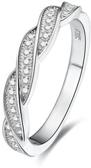 Beneto Серебряное кольцо с кристаллами AGG184 цена и информация | Кольца | hansapost.ee