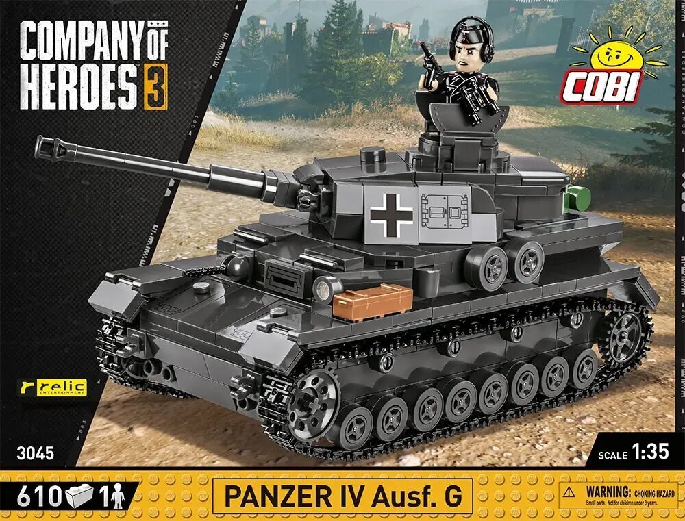 Konstruktor tank Cobi Panzer IV Ausf.G - Cobi -3045, 610 d. цена и информация | Klotsid ja konstruktorid | hansapost.ee