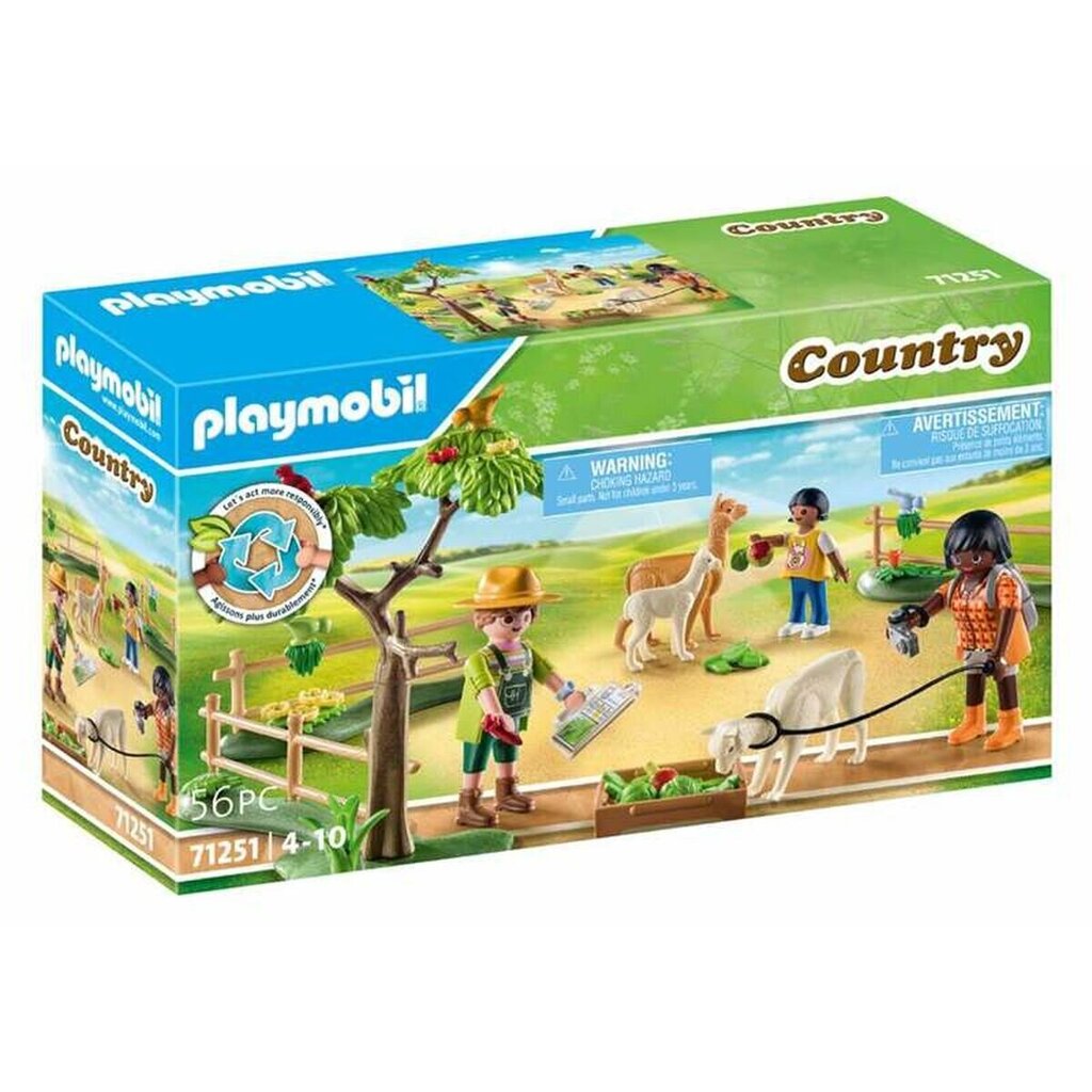 71251 Playmobil® Country Alpaca Trek цена и информация | Klotsid ja konstruktorid | hansapost.ee