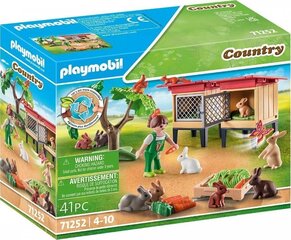 PLAYMOBIL Клетка для кроликов 71252 цена и информация | Конструкторы и кубики | hansapost.ee