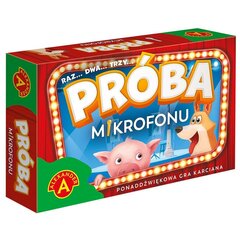 Kaardimäng Alexander Mikrofoni test, PL price and information | Board games and puzzles for the family | hansapost.ee