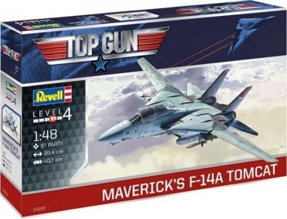 Revell liimitav mudel Maverick's F-14A Tomcat 'Top Gun' 1:48 цена и информация | Liimitavad mudelid | hansapost.ee