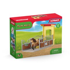 SCHLEICH FARM WORLD игровой набор Пони с жеребцом цена и информация | Игрушки для мальчиков | hansapost.ee