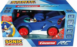 Автомобиль Carrera R/C: команда Sonic Racing с тактовой частотой 2,4 ГГц - Соник (высокопроизводительная версия) - 1:18 (370201063) цена и информация | Игрушки для мальчиков | hansapost.ee