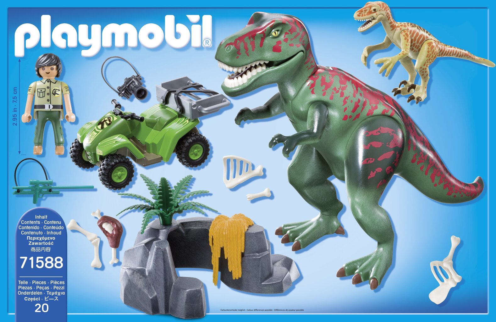 71588 PLAYMOBIL Dino blokeerib Exploreri ATV ja dinosaurused hind ja info | Klotsid ja konstruktorid | hansapost.ee