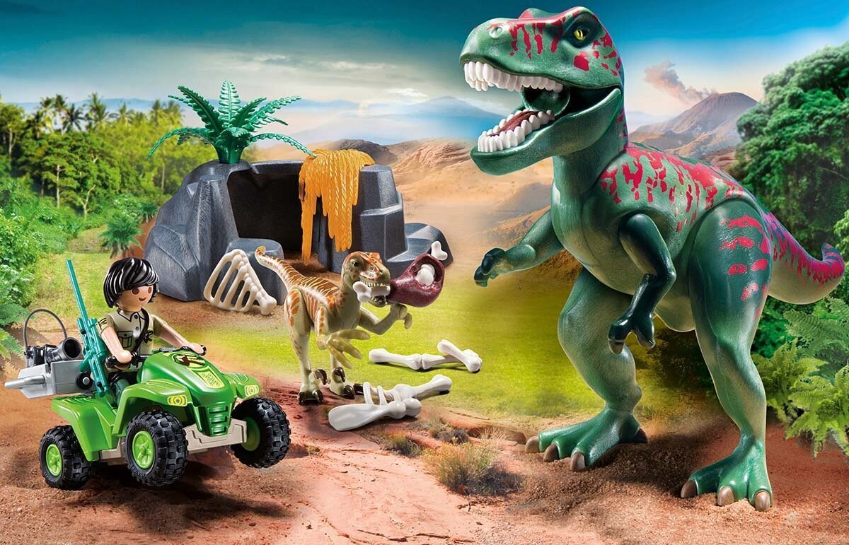 71588 PLAYMOBIL Dino blokeerib Exploreri ATV ja dinosaurused цена и информация | Klotsid ja konstruktorid | hansapost.ee