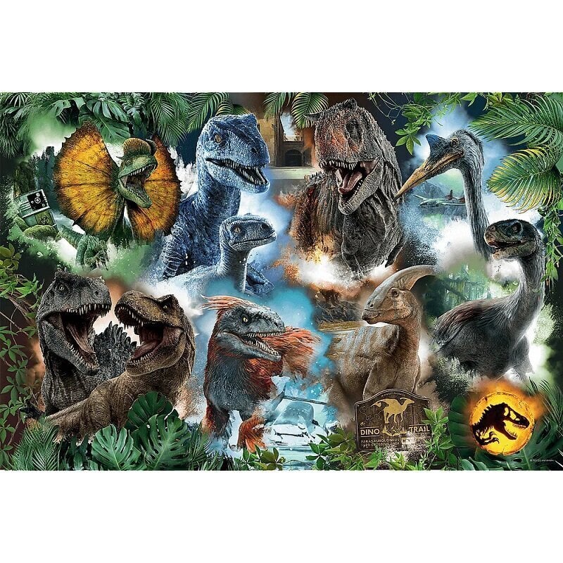 Pusle Trefli lemmikdinosaurused Jurassic World 23013, 300 d. hind ja info | Pusled lastele ja täiskasvanutele | hansapost.ee