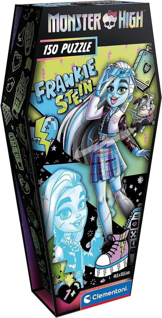 Pusle Clementoni 150 tk, Monster High Frankie Stein 28185 hind ja info | Pusled lastele ja täiskasvanutele | hansapost.ee
