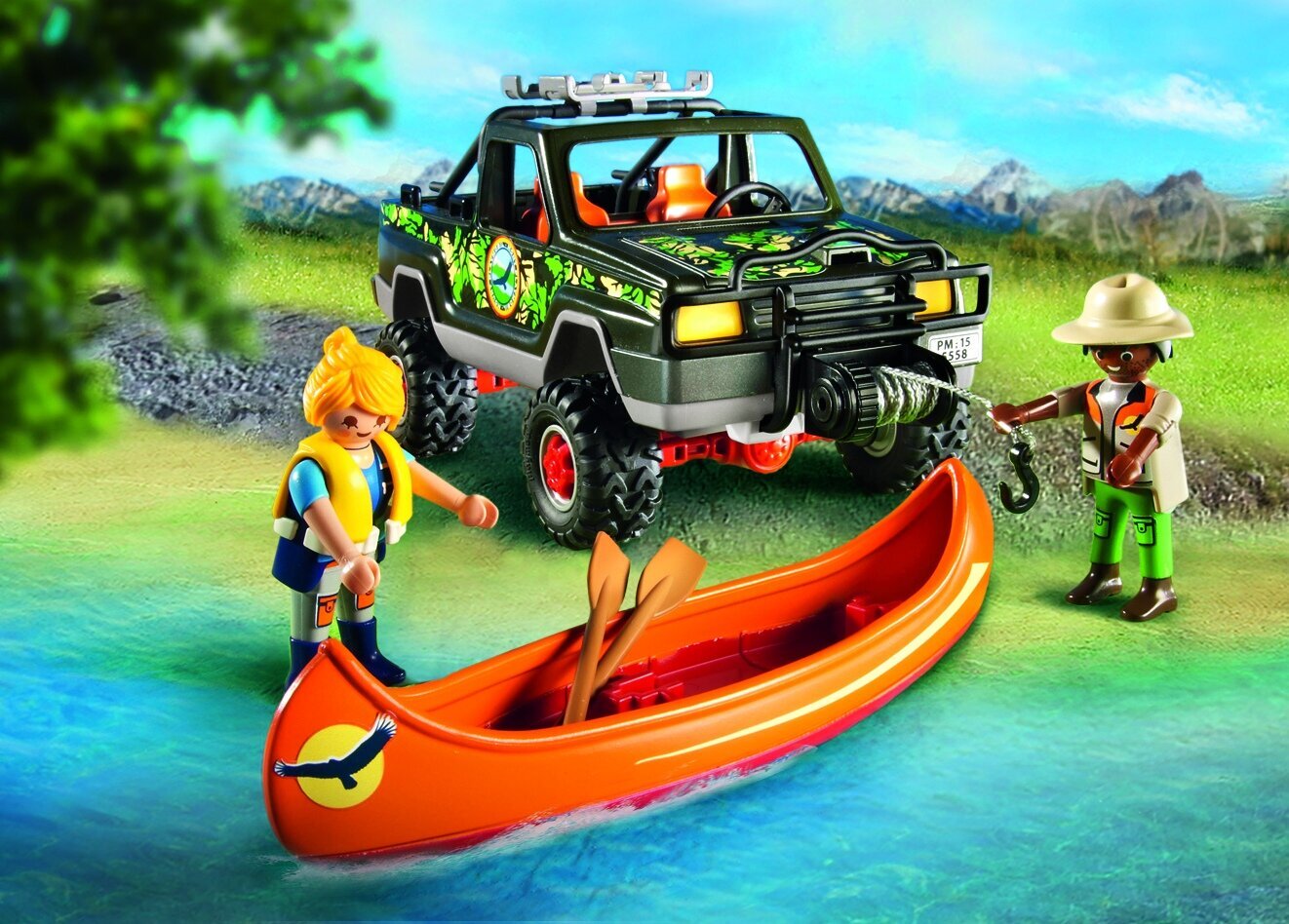 5558 Playmobile® Wild Life Adventure Jeep цена и информация | Klotsid ja konstruktorid | hansapost.ee