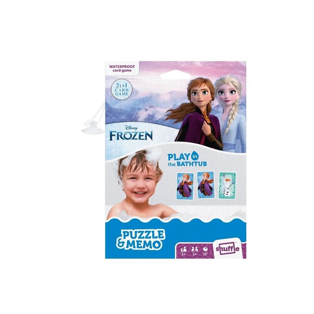 Frozen Shuffle Water Resistant Card Memory Game, EN цена и информация | Lauamängud ja mõistatused perele | hansapost.ee