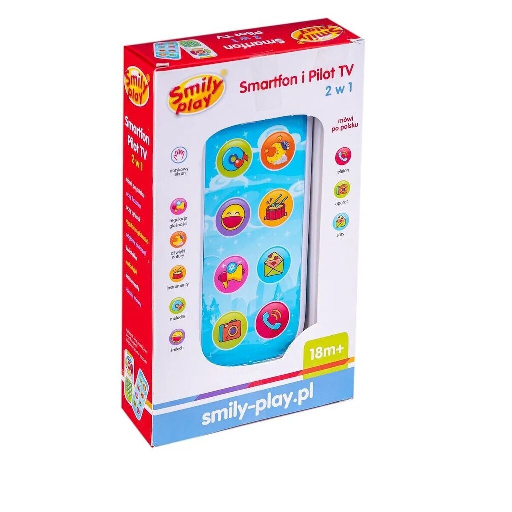 Mängutelefon ja pult Smily Play 2in1 hind ja info | Arendavad laste mänguasjad | hansapost.ee