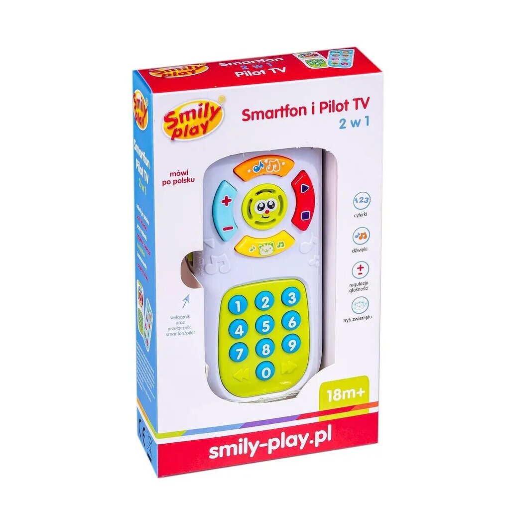 Mängutelefon ja pult Smily Play 2in1 цена и информация | Arendavad laste mänguasjad | hansapost.ee