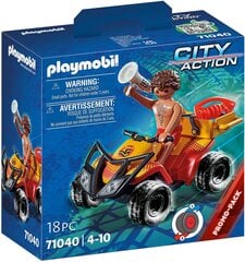 71040 Playmobile® City Action Beach Lifeguard Quad, 18 hind ja info | Klotsid ja konstruktorid | hansapost.ee