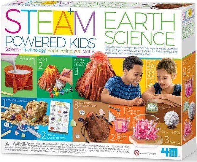 Õppekomplekt Steam Earth Sciences 4M цена и информация | Arendavad laste mänguasjad | hansapost.ee