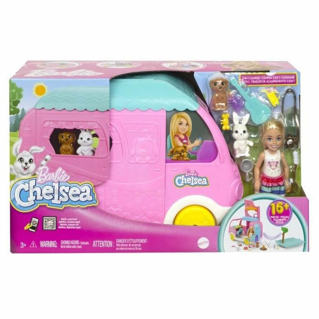 Barbie Chelsea nukk auto ja tarvikutega цена и информация | Mänguasjad tüdrukutele | hansapost.ee