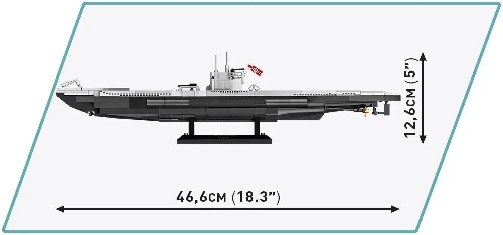 Laevakonstruktor Cobi U-Boot U-96 tüüp VIIC цена и информация | Klotsid ja konstruktorid | hansapost.ee