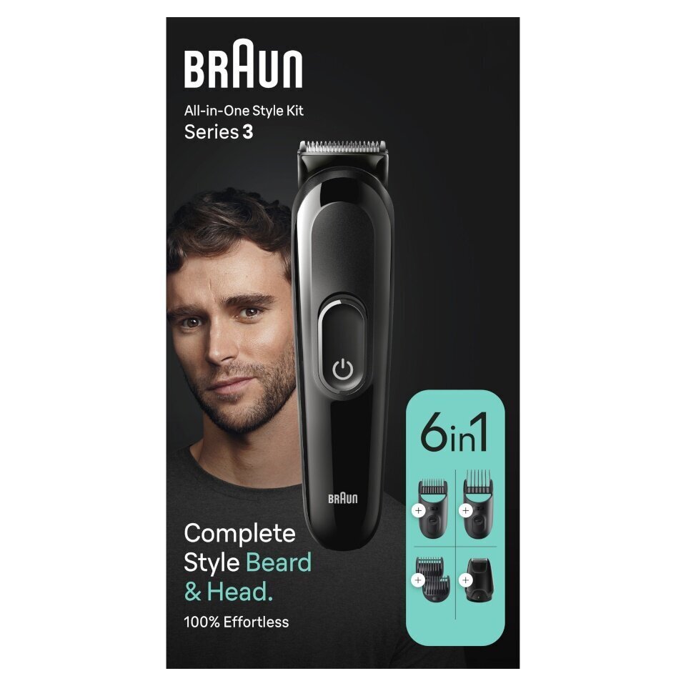 Braun Series 3 MGK3410 6in1 hind ja info | Juukselõikusmasinad ja trimmerid | hansapost.ee