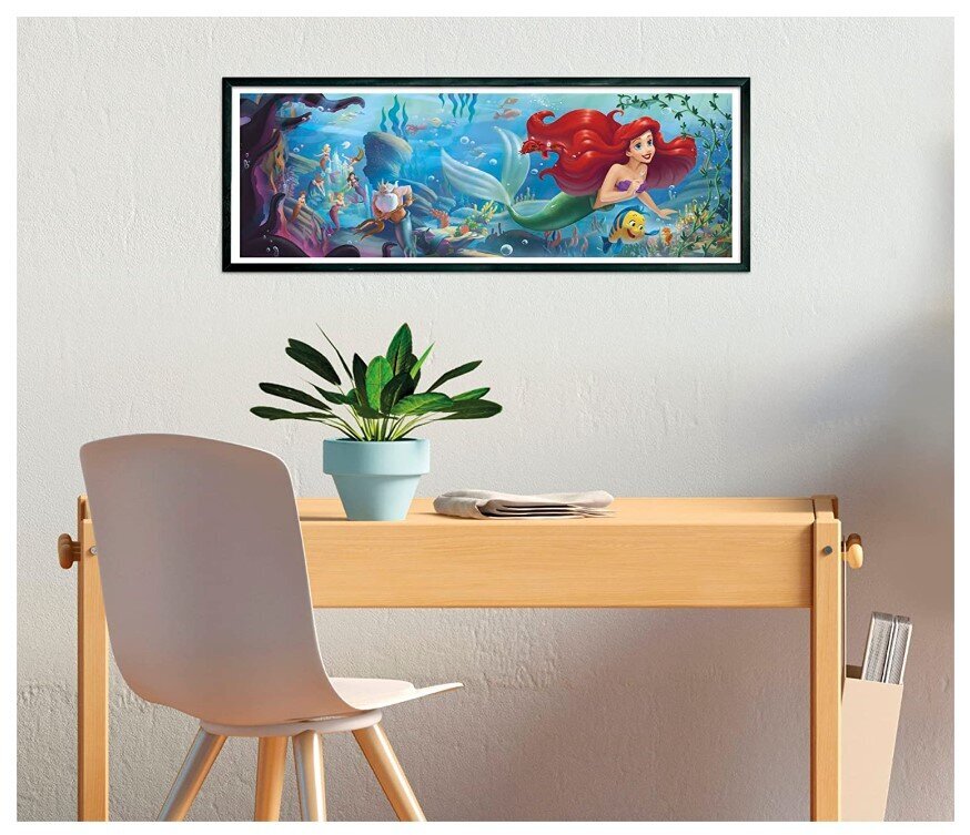 Pusle Clementoni Panorama Disney Little Mermaid 39658 цена и информация | Pusled lastele ja täiskasvanutele | hansapost.ee