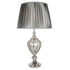 Searchlight настольная лампа Greyson, 1xE27x60W, EU3721CL цена и информация | Настольная лампа | hansapost.ee