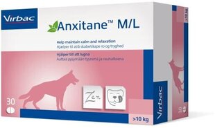 Stressivastane toidulisand koertele Virbac Anxitane M/L, 30 tk. hind ja info | Vitamiinid ja parasiiditõrje | hansapost.ee