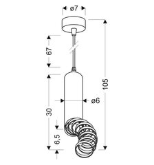 Rippvalgusti Candellux 31-77707 hind ja info | Rippvalgustid | hansapost.ee