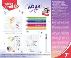 Piltide värvimise komplekt Maped Creativ Aqua Art Unicorns hind ja info | Arendavad laste mänguasjad | hansapost.ee