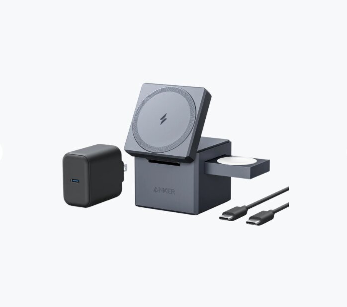 Anker 3-in-1 Cube with MagSafe hind ja info | Laadijad mobiiltelefonidele | hansapost.ee