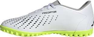 Бутсы футбольные Adidas Predator Accuracy.4 TF, размер 45 1/3, серый/зеленый цвет цена и информация | Футбольные бутсы | hansapost.ee