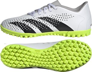Бутсы футбольные Adidas Predator Accuracy.4 TF, размер 45 1/3, серый/зеленый цвет цена и информация | Футбольные бутсы | hansapost.ee