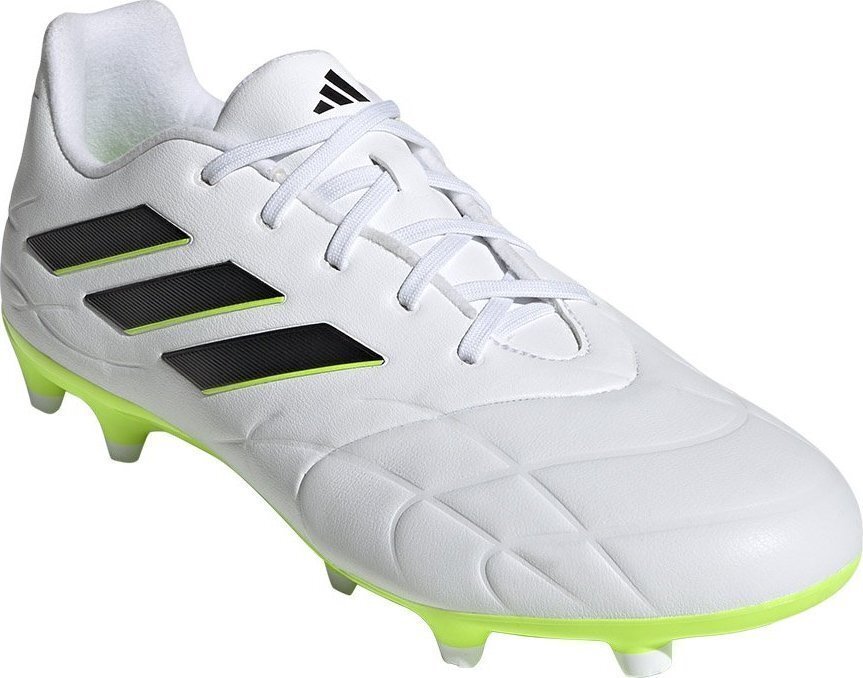 Jalgpallijalatsid Adidas Copa Pure.3 FG, suurus 44 2/3, valge/roheline цена и информация | Putsad ja muud jalgpallijalatsid | hansapost.ee