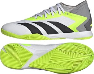 Jalgpallijalatsid Adidas Predator Accuracy.3 IN, suurus 46 2/3, valge/roheline hind ja info | Putsad ja muud jalgpallijalatsid | hansapost.ee
