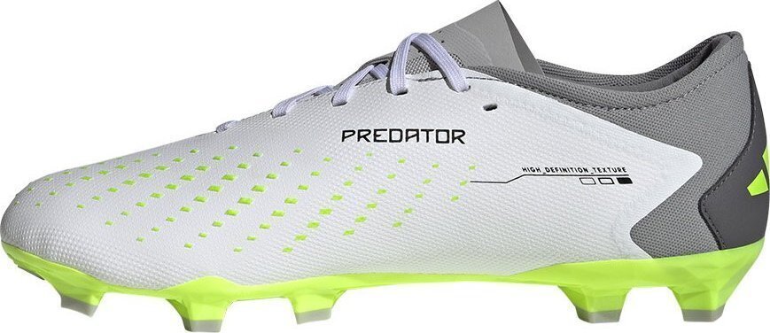 Jalgpallijalatsid Adidas Predator Accuracy.3 L FG, suurus 48 2/3, hall/roheline цена и информация | Putsad ja muud jalgpallijalatsid | hansapost.ee