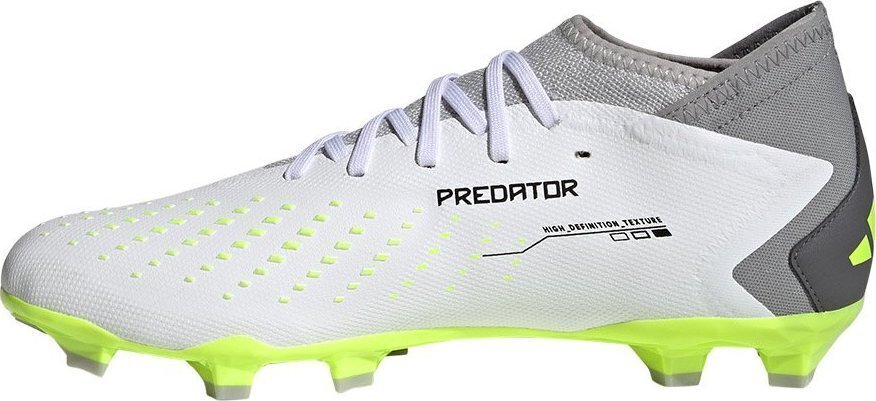 Jalgpallijalatsid Adidas Predator Accuracy.3 FG, suurus 44 2/3, hall/roheline цена и информация | Putsad ja muud jalgpallijalatsid | hansapost.ee